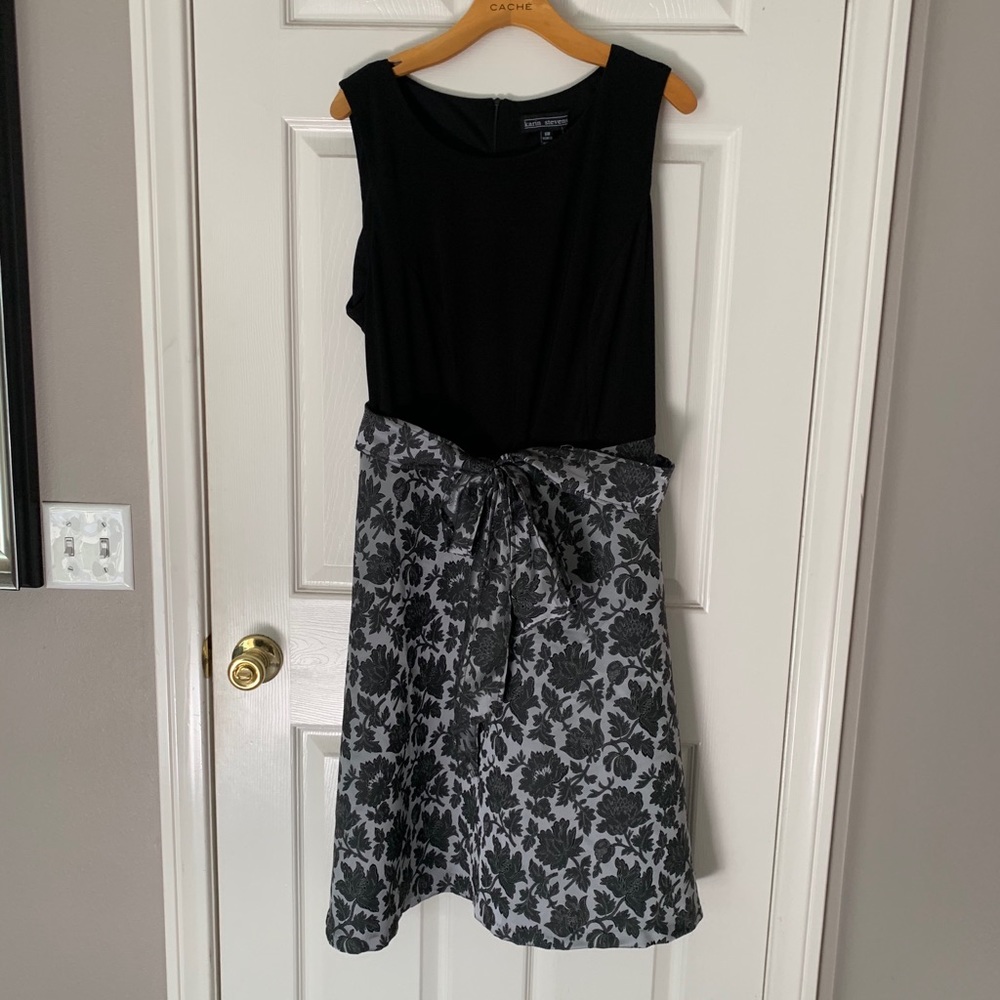 Plus size Karin Stevens belted dress